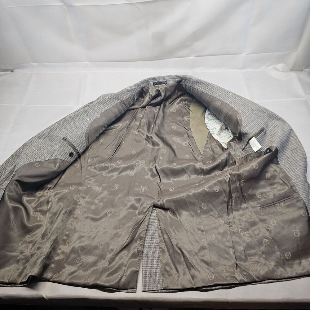 lauren ralph‎ lauren black label Houndstooth Blazer Mens 42L - Picture 4 of 14